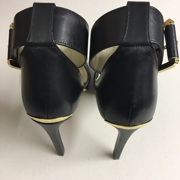 MICHEAL Micheal Kors Black Ankle Strap Heels  - Picture 4 of 6